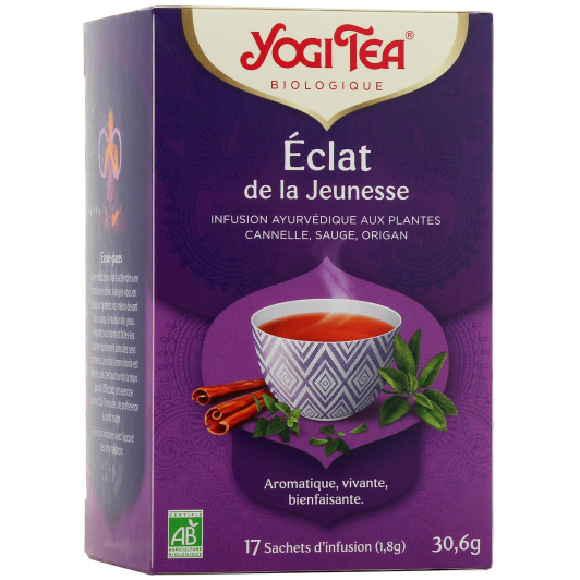Infusion éclat de la jeunesse Yogi Tea - 17 sachets
