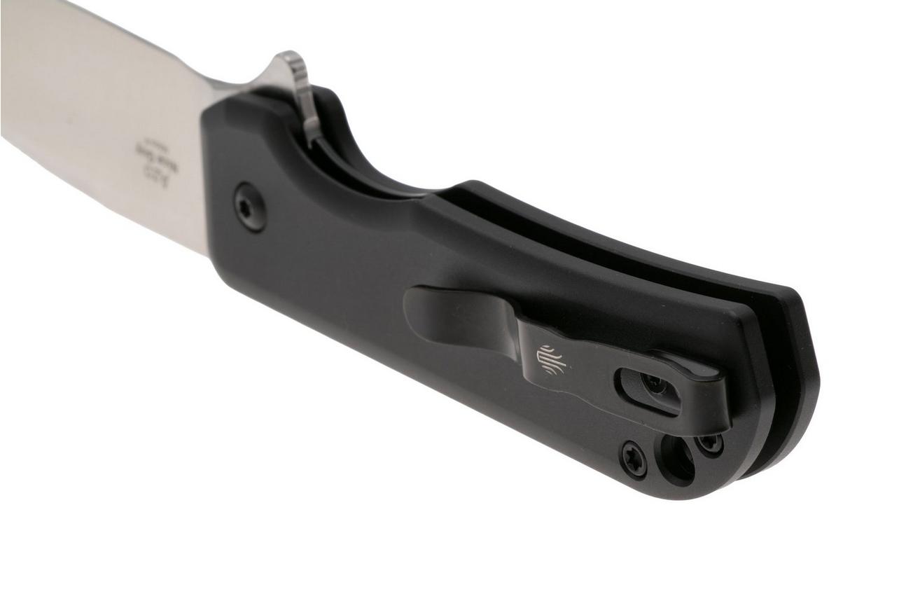 Kizer Vanguard Nice Guy V3011A2 Satin Nitro-V, Black Aluminium, zakmes, Azo design