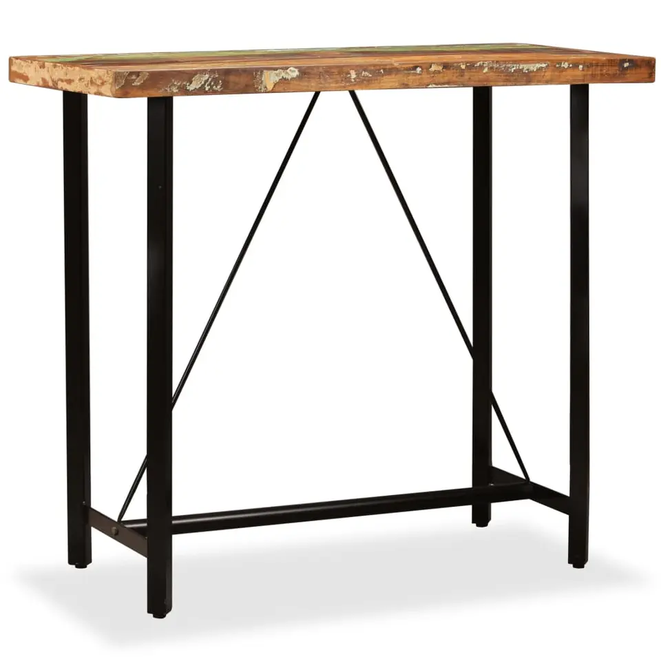 vidaXL - Bartafel - Bruin - Hout - 120 x 60 x 107 cm