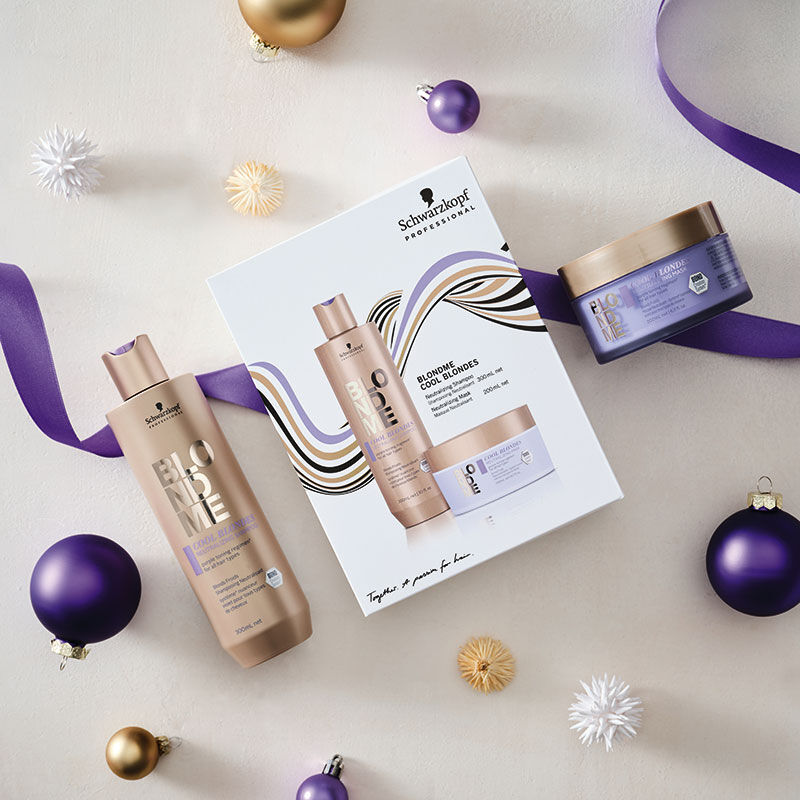 Coffret pour cheveux blond froid Blondme