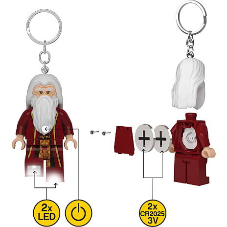 LEGO Harry Potter LED Nøglering, Professor Dumbledore