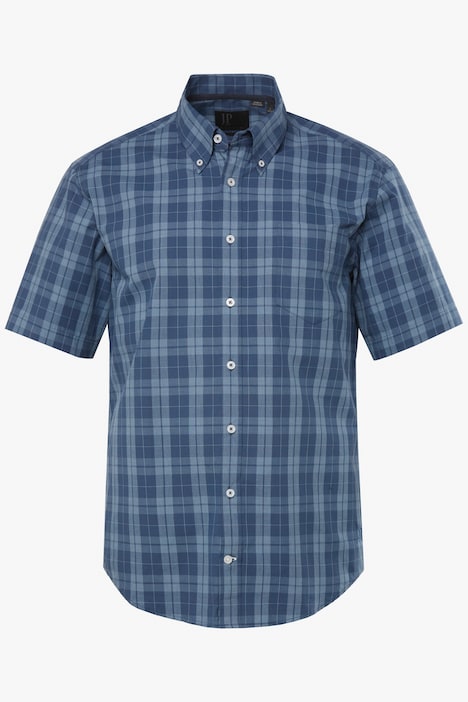 Karohemd, Halbarm, Buttondown-Kragen, Modern Fit, bis 8 XL