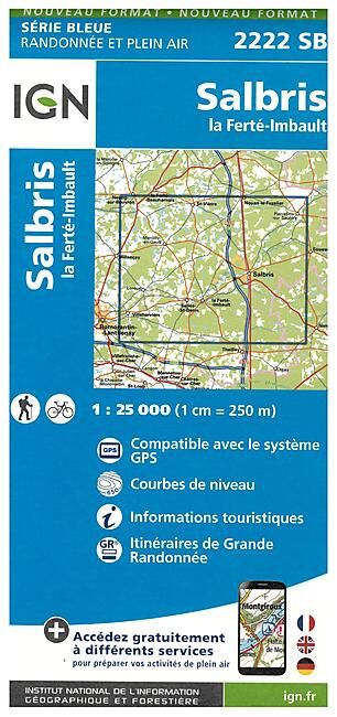 IGN - 1222 SB BLAIN NORT SUR ERDRE 1 25 000