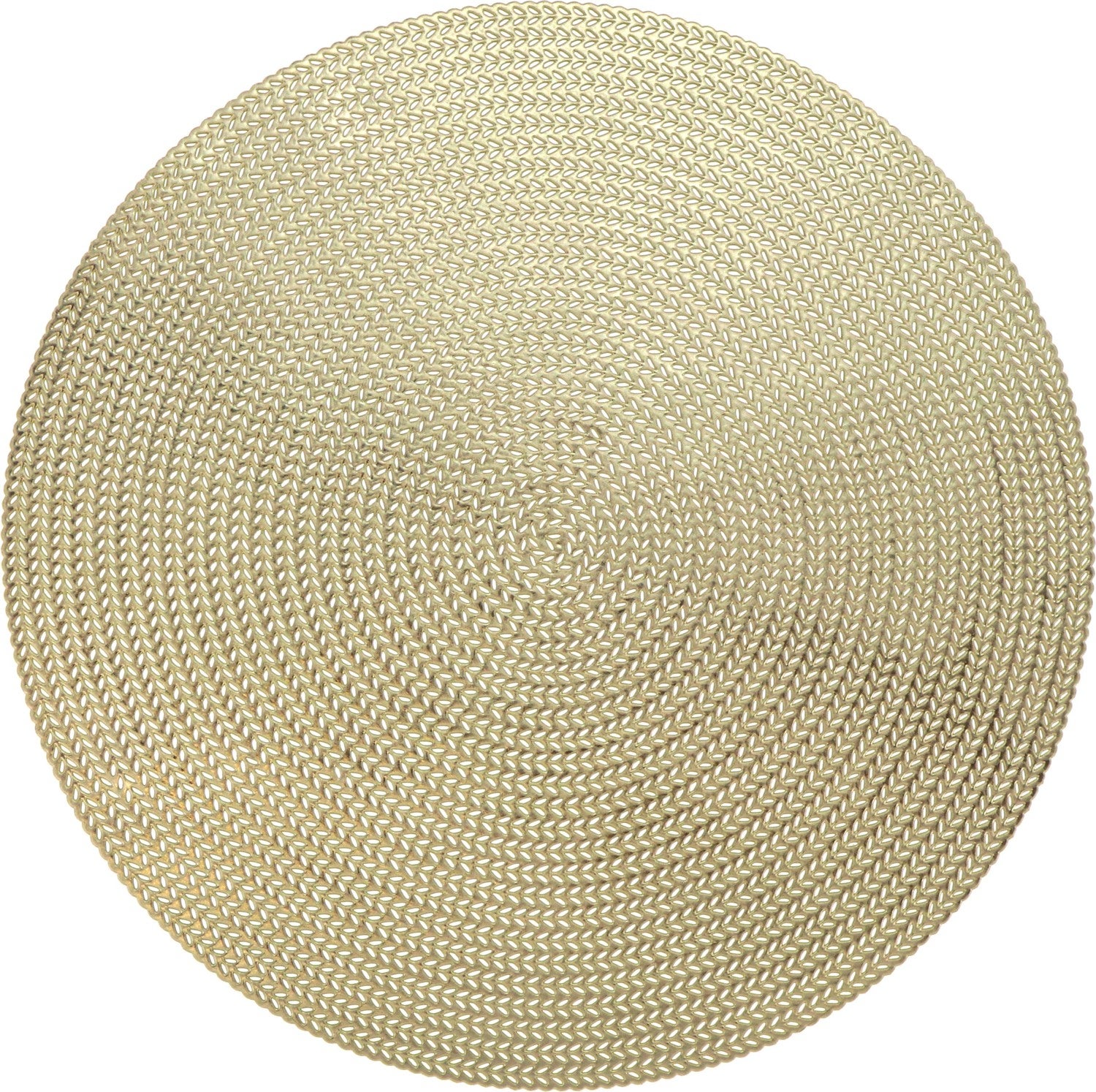 Unique Living placemat Thora goud D 38 cm
