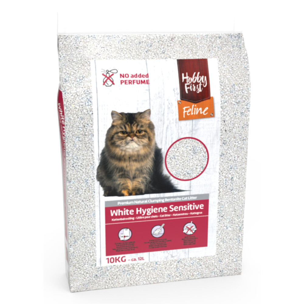 HobbyFirst Feline Hygiene SensitiveWit zonder Parfum12 liter