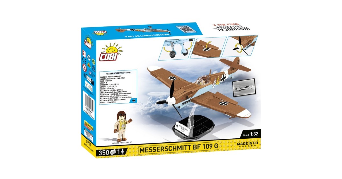 COBIHistorical Collection - Messerschmitt Bf 109 G Constructiespeelgoed  (COBI-5761)
