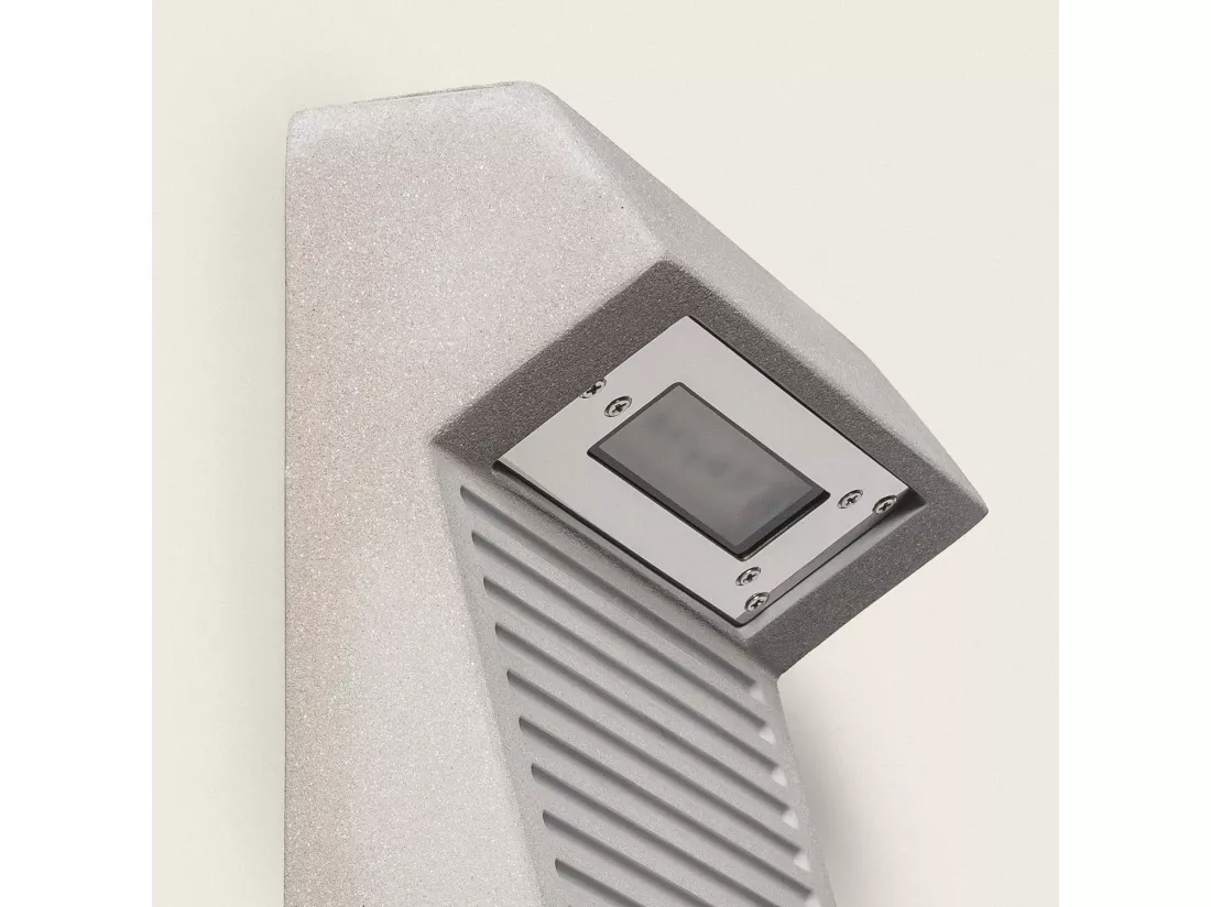Applique Murale Extérieure LED 8W Ciment Sealy Gris Pierre