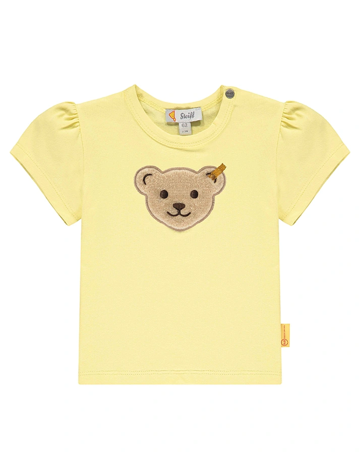 T-Shirt BABY – HELLO SUMMER GIRL in gelb