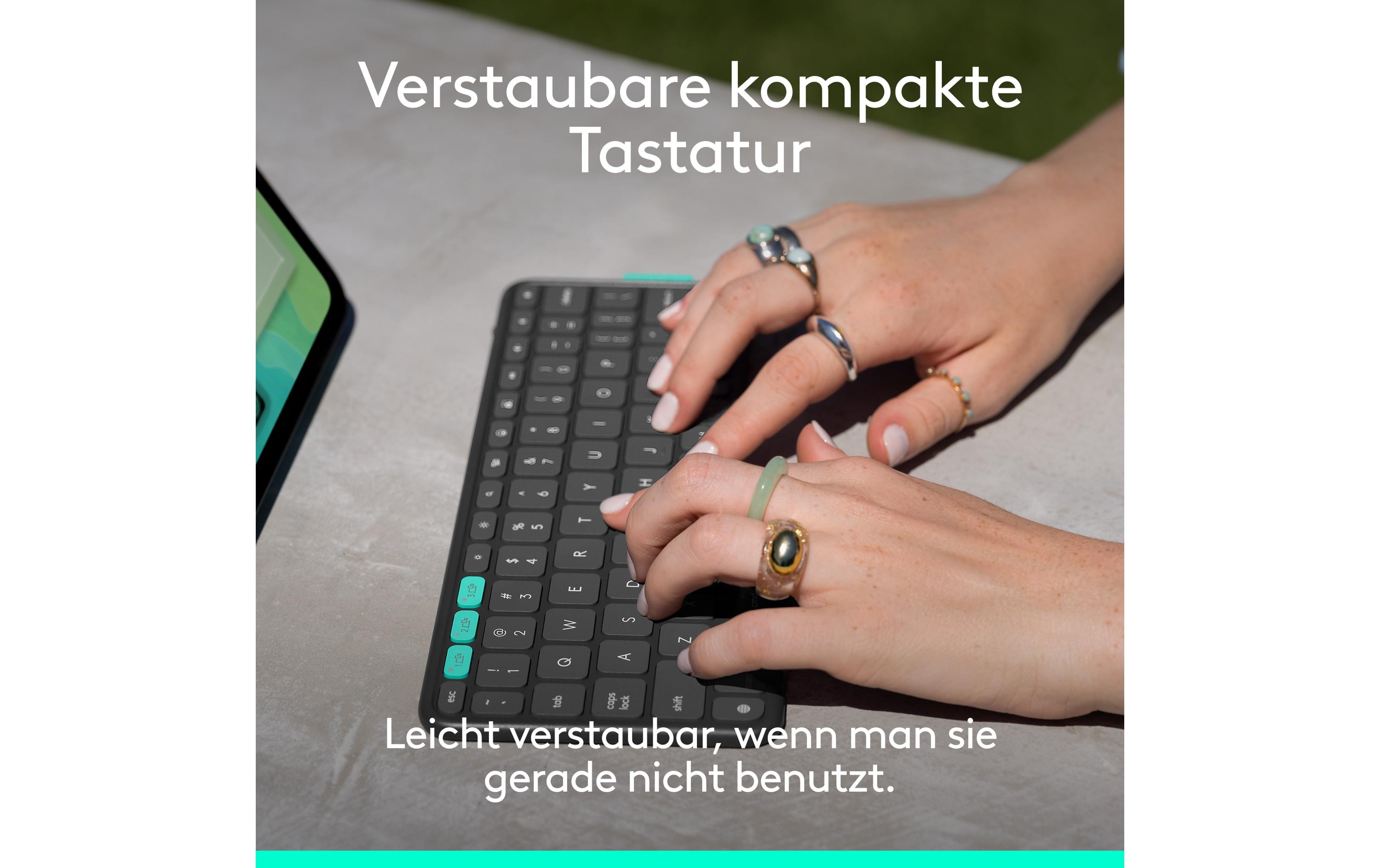 Tablet Tastatur Cover Flip Folio iPad Pro & Air11<br>Vielseitiges iPad Cover mit verstaubarer Tastatur