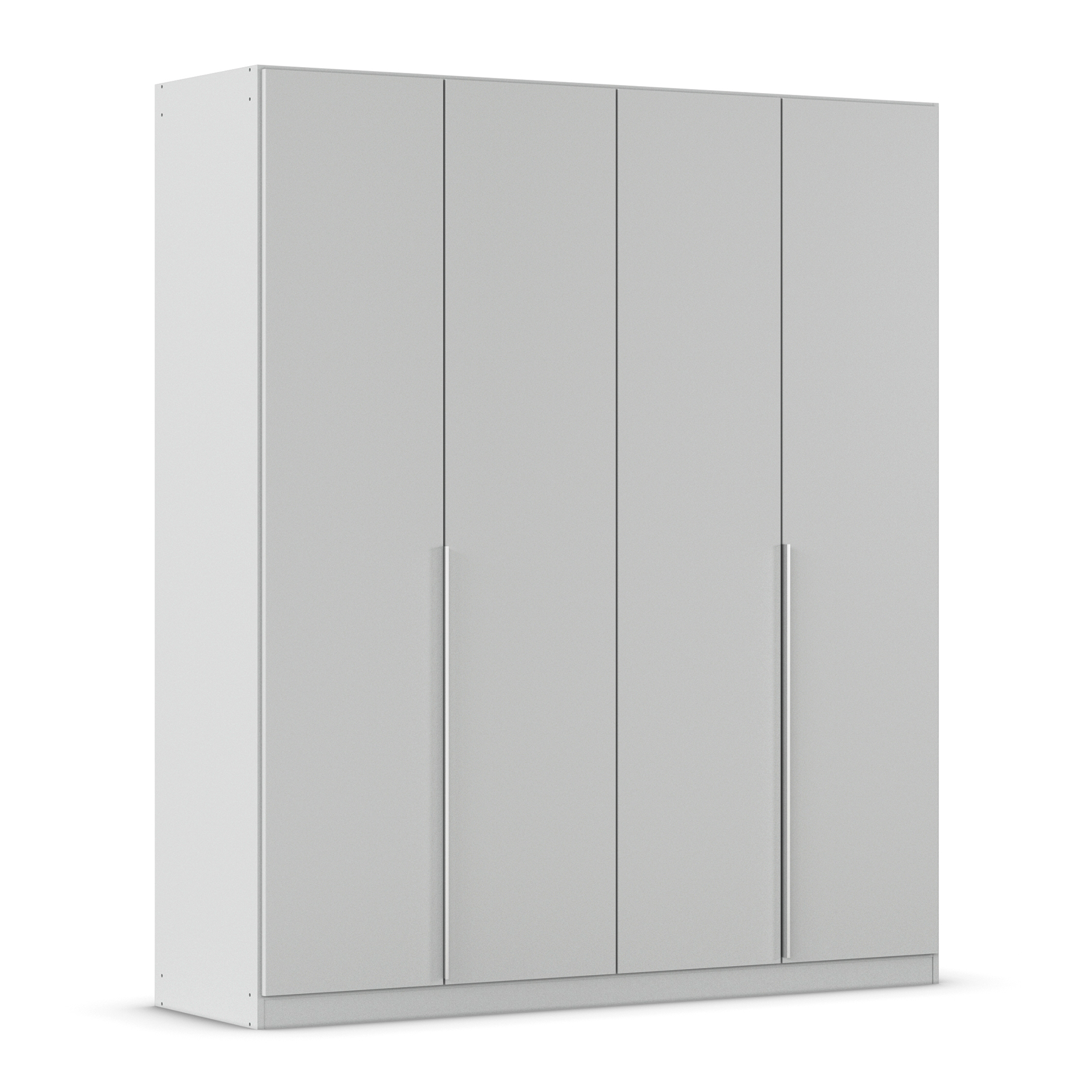 Drehtürenschrank - seidengrau - 4-türig - 181x210 cm
