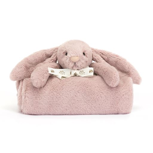 JELLYCAT Bashful Luxe Kanin Tæppe, Rosa