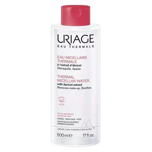 Uriage Eau Micellaire Thermale Démaquillante Peaux Sensibles 500ml