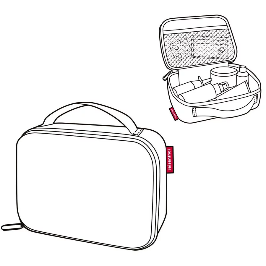 reisenthel thermocase - Brotzeitbox 20 cm twist silver
