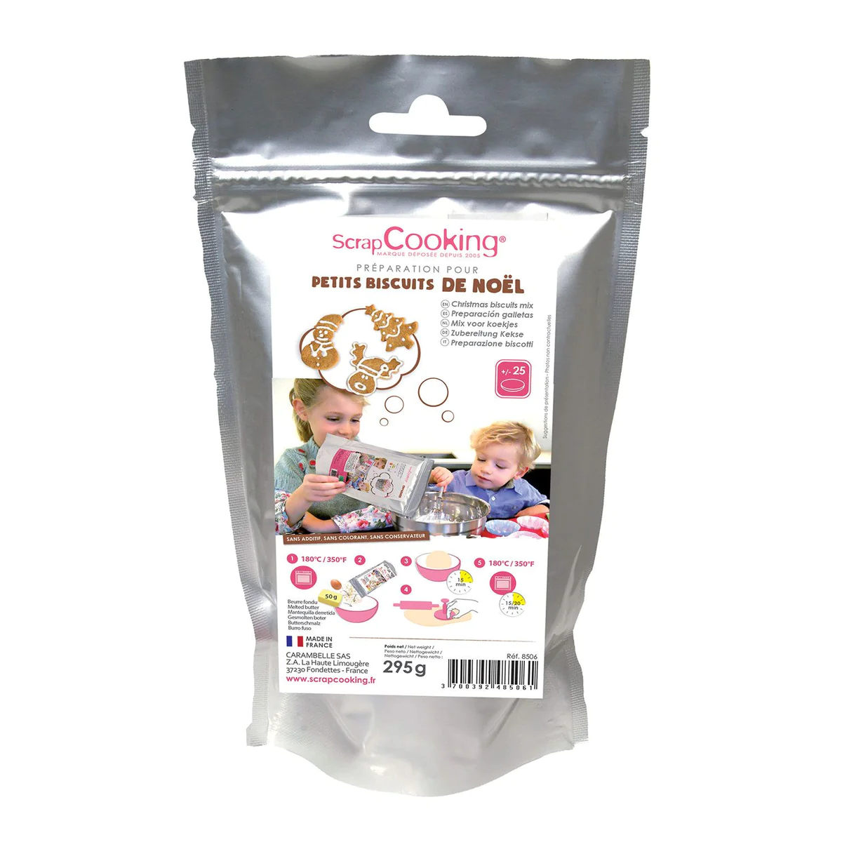 Préparation pour biscuits de Noël bio 290 g Scrapcooking