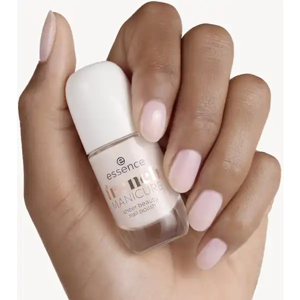 french Manicure sheer beauty nail polish 01 peach please!