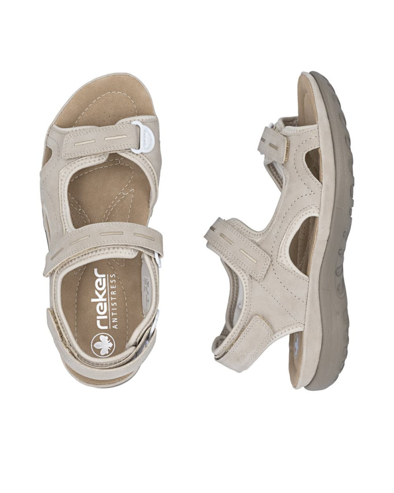 Rieker dame sandal - beige