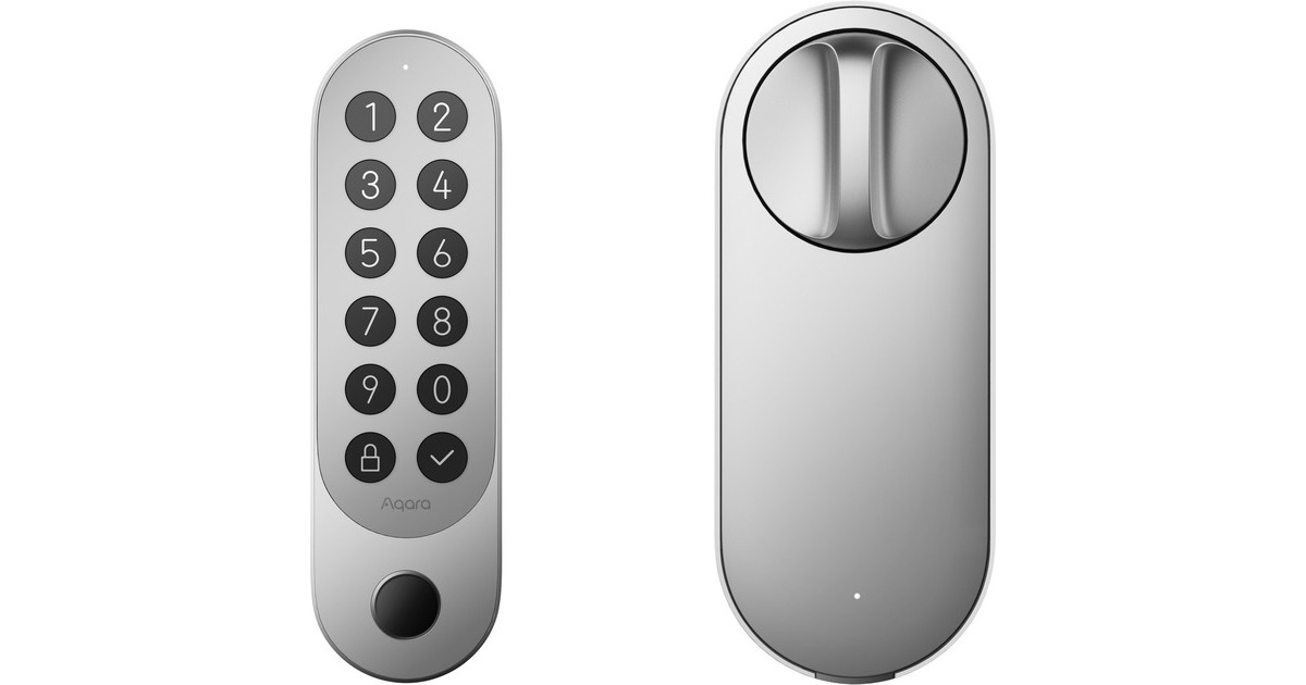 AqaraSmart Lock U200 Kit elektronisch deurslot  (Zilver, Thread, Bluetooth 5.1, NFC)