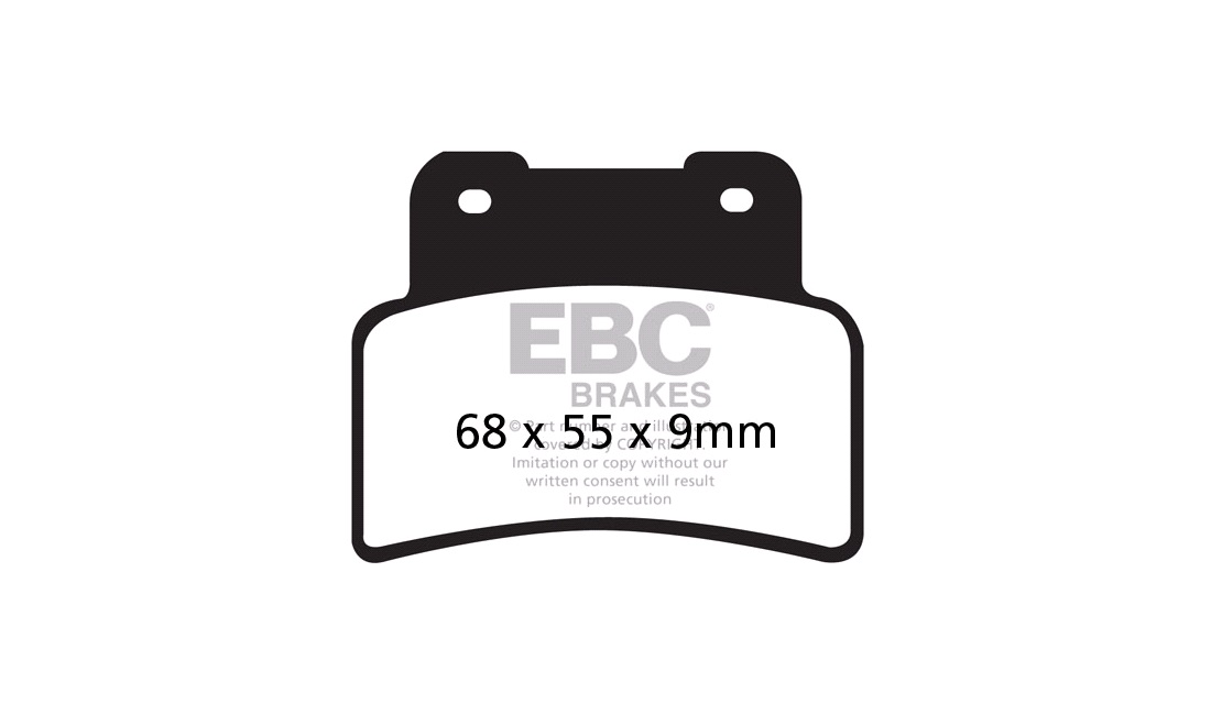 Bremseklodser for EBC HH, YZF-R125 14<