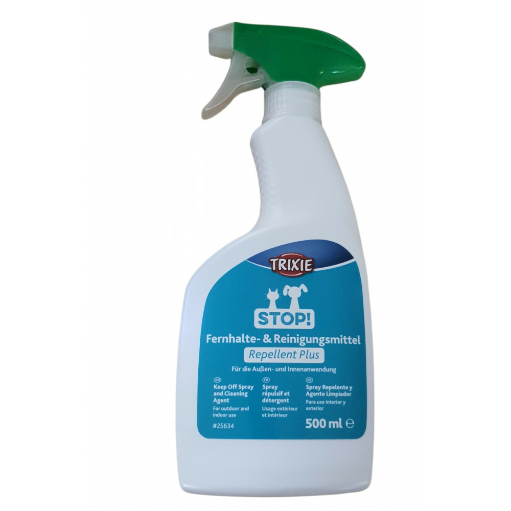 Spray répulsif plus écarte chiens et chats des zones traitées