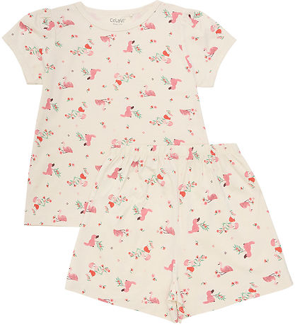 CeLaVi Sommer-Pyjama-Set - Mädchen - Powder Pink