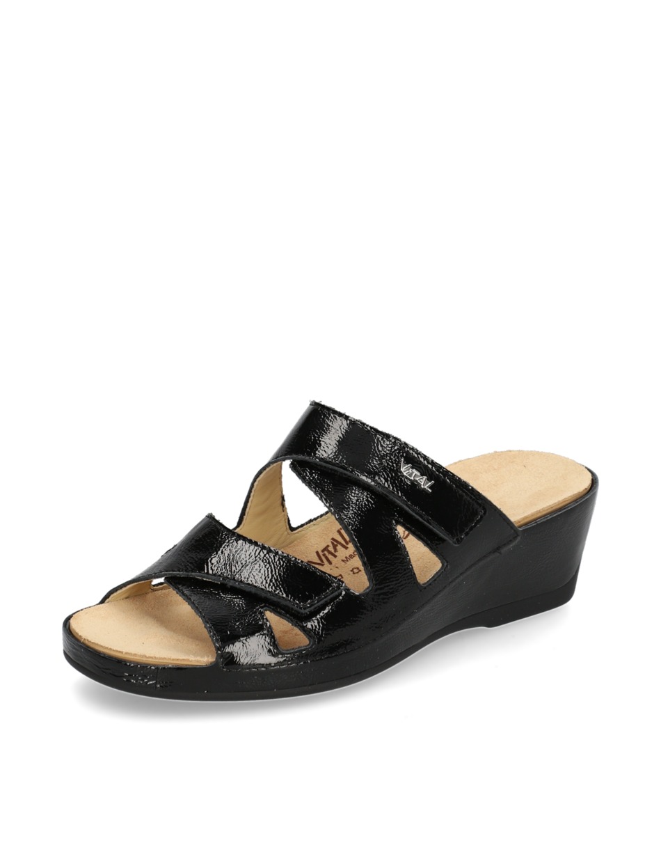Lackleder Pantoffel