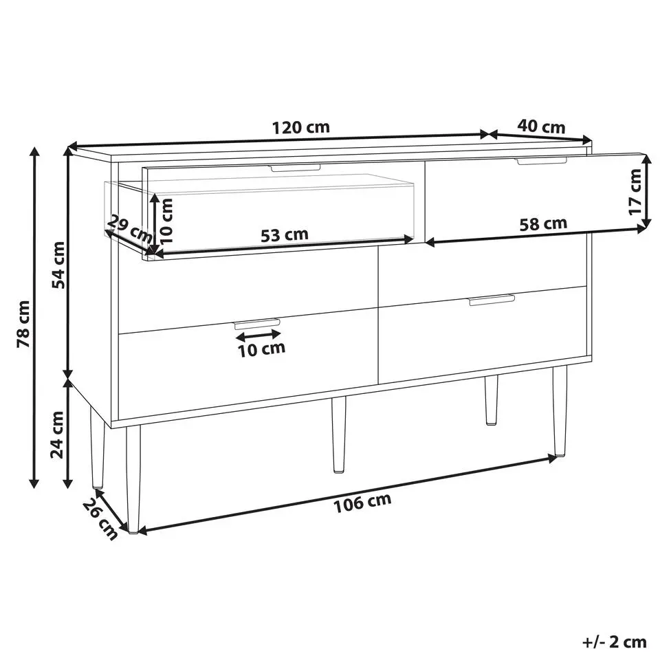 SOHO - Commode - Wit - MDF