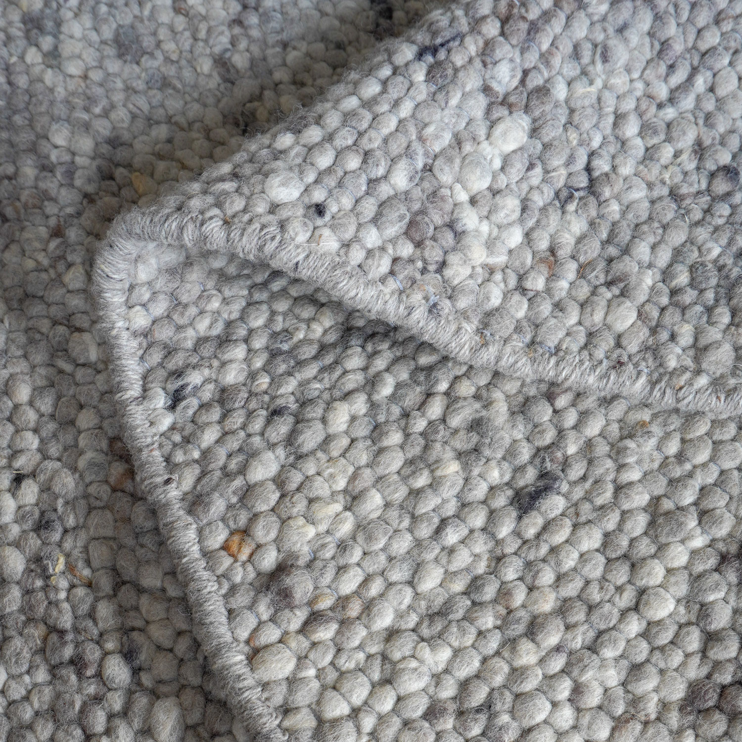 Vloerkleed Stone organisch lichtgrijs 200x280 cm