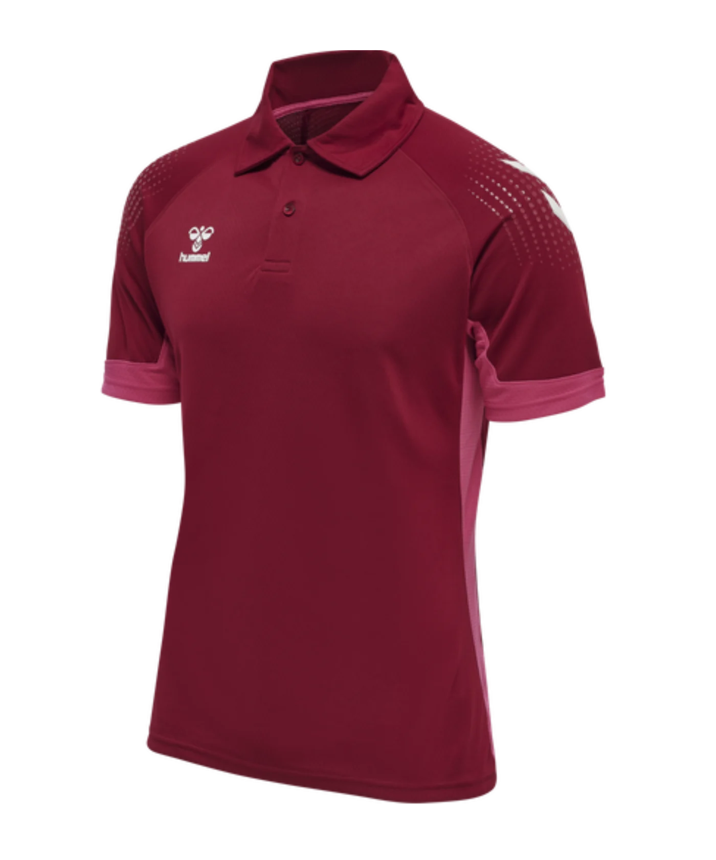 Hummel hmlLEAD Functional Poloshirt Rot F3584