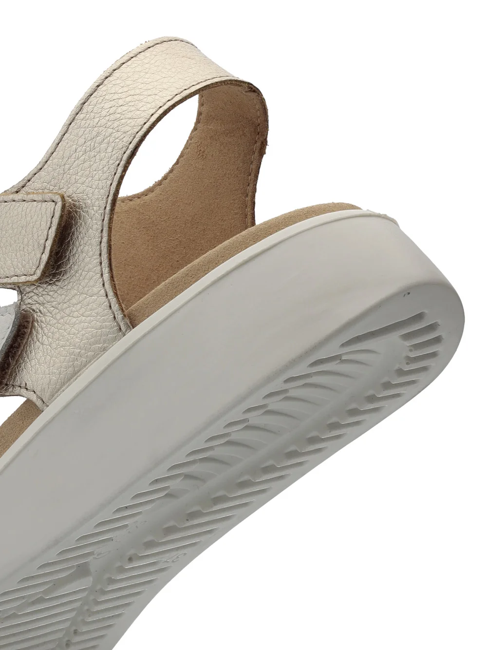 Sandale Madeira sand weiß platin