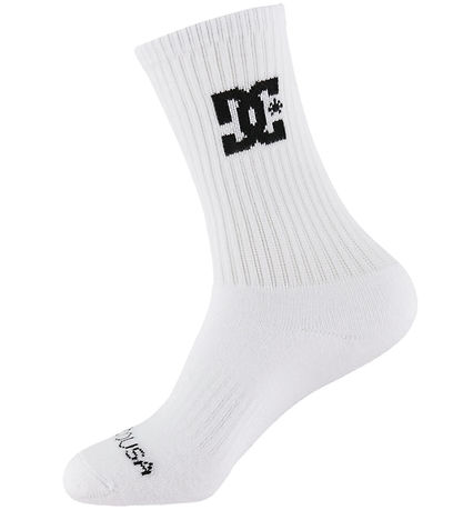 DC Socken - Crew 3er-Pack - Schwarz/Weiß/Grau
