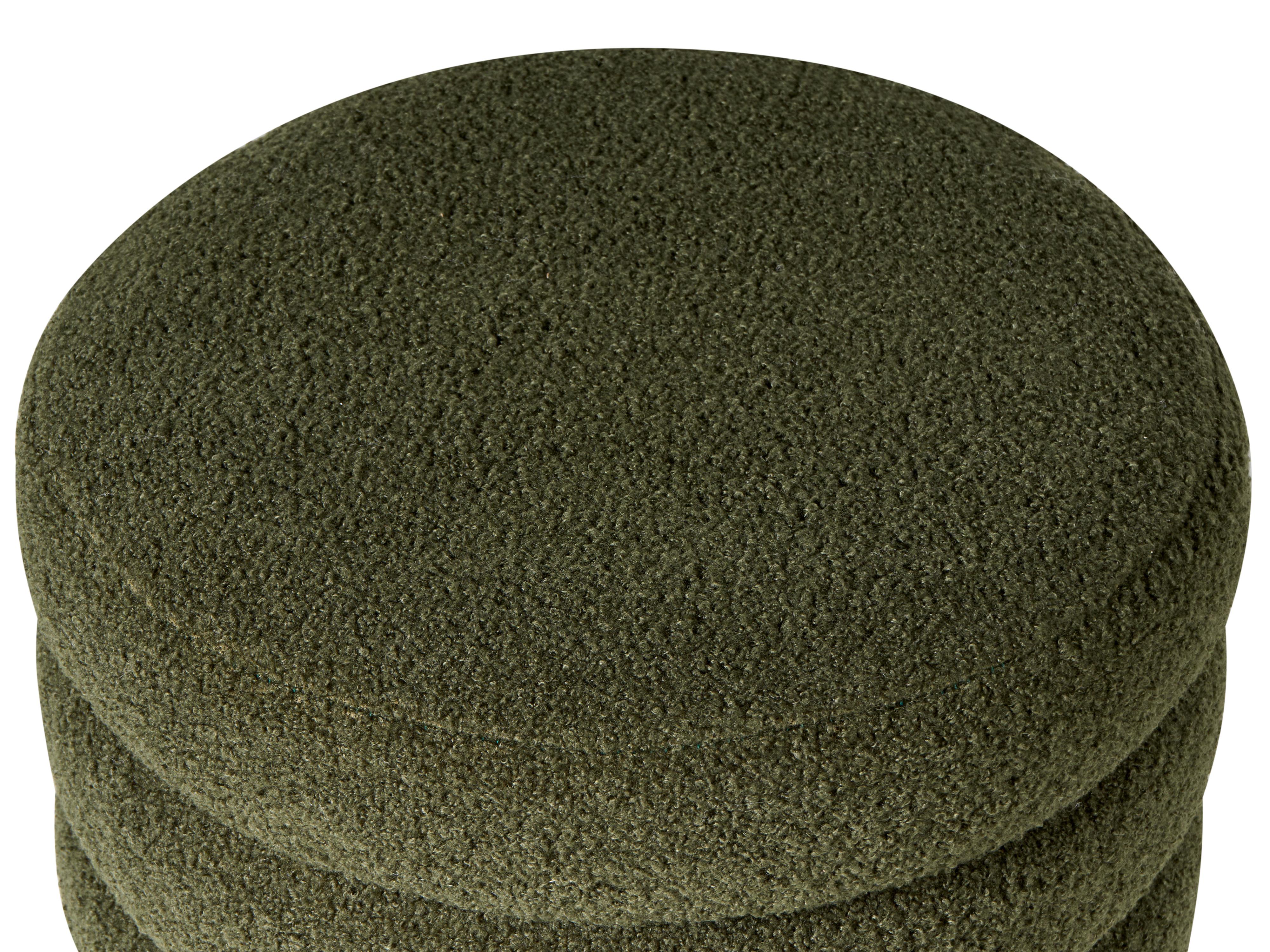 Poef CHILLY Bouclé Groen