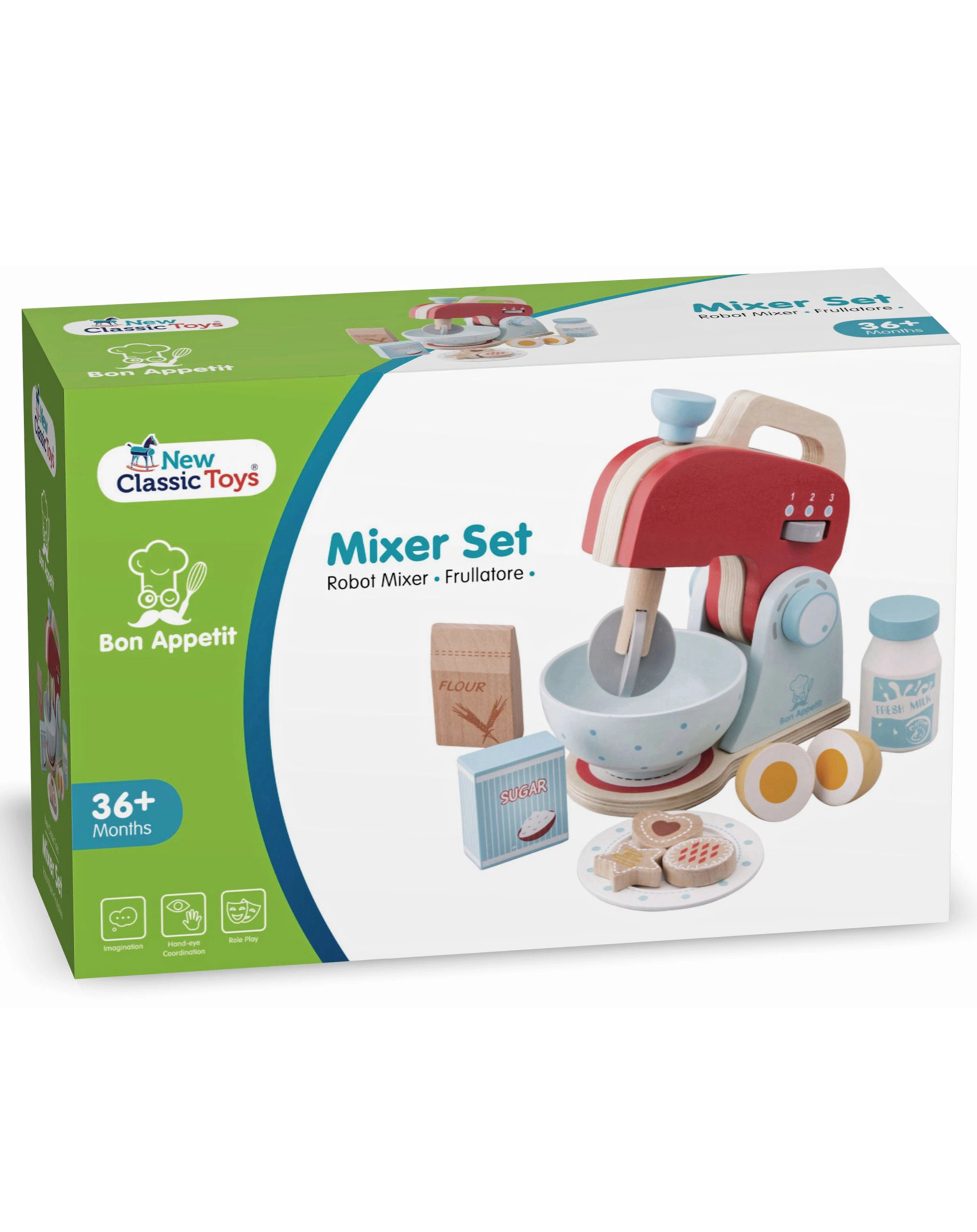 Mixer 11-teilig aus Holz