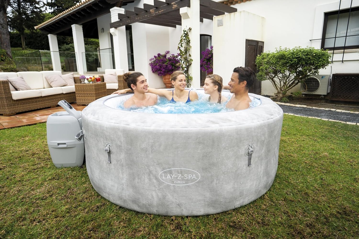 Spa gonflable rond BESTWAY Lay-Z-Spa® Miami Airjet™ 2 - 4 personnes