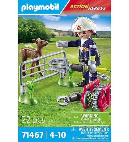 Playmobil Action Heroes - Brandm?ndenes Dyreredning - 71467 - 22