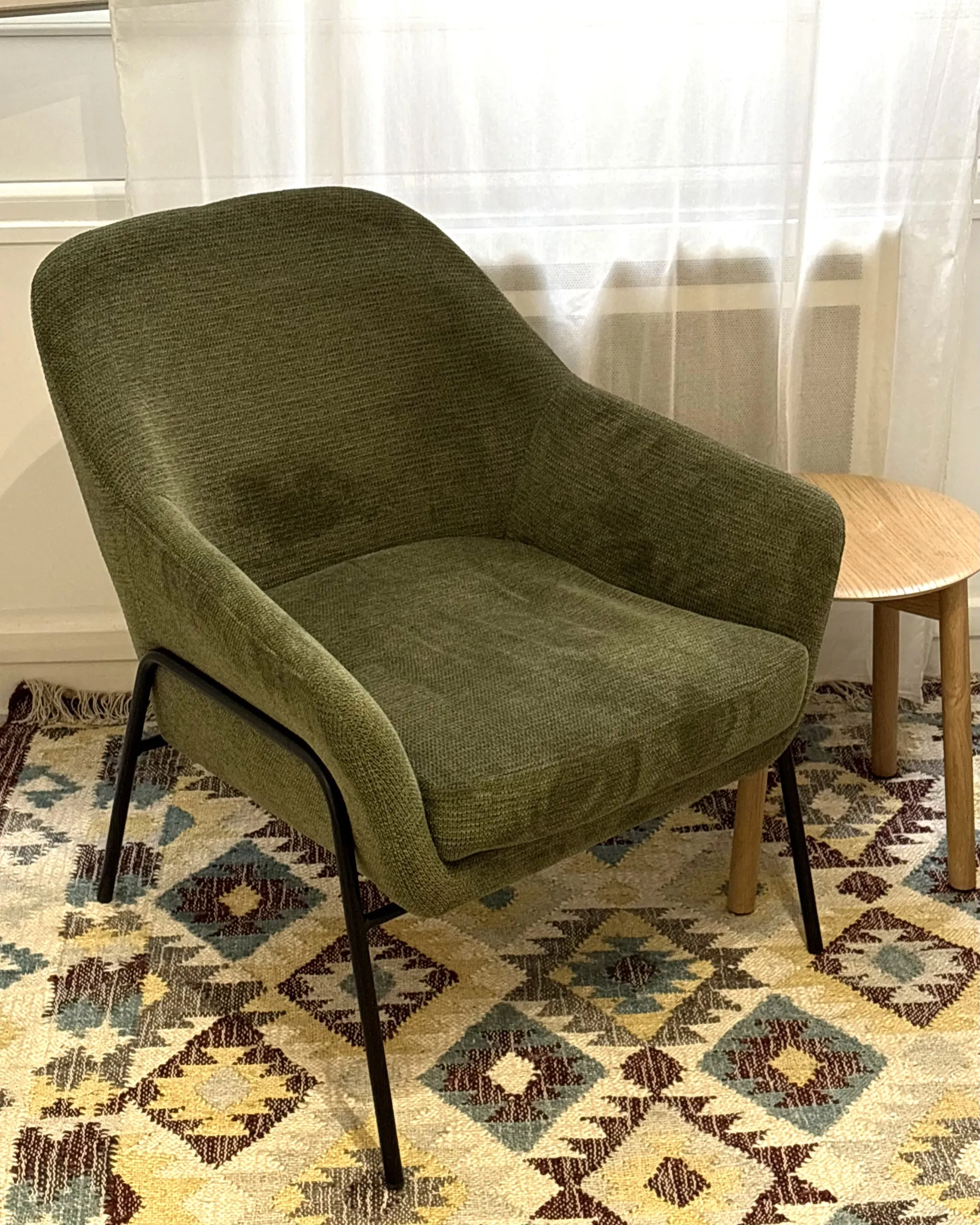 Fauteuil VEDDIGE Stof Groen