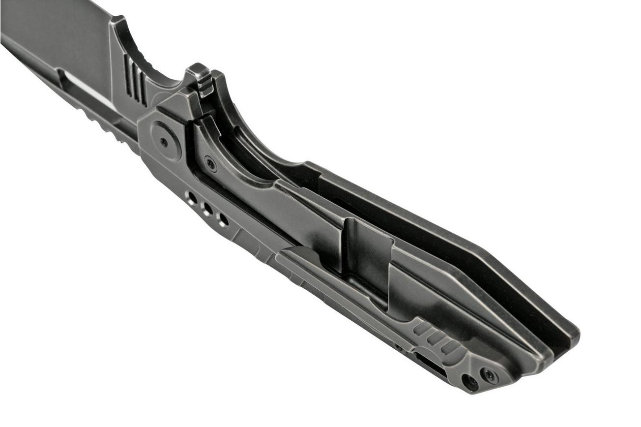 Bestech Shodan BT1910B Black Stonewash zakmes, Todd Knife & Tool design