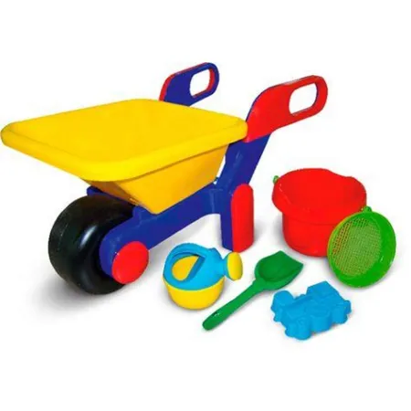 Wader Schubkarre mit Sandset, 5-teilig