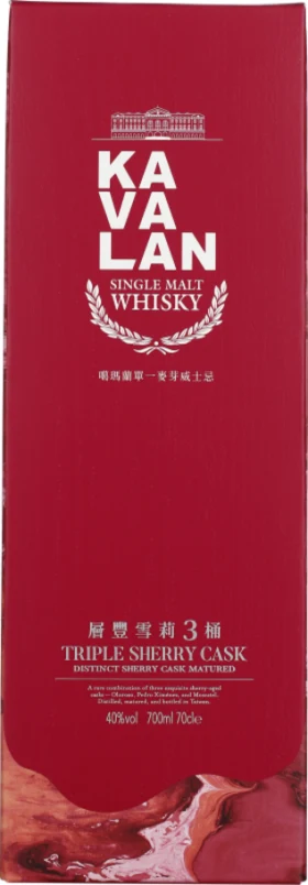 KAVALAN TRIPLE SHERRY CASK 70CL