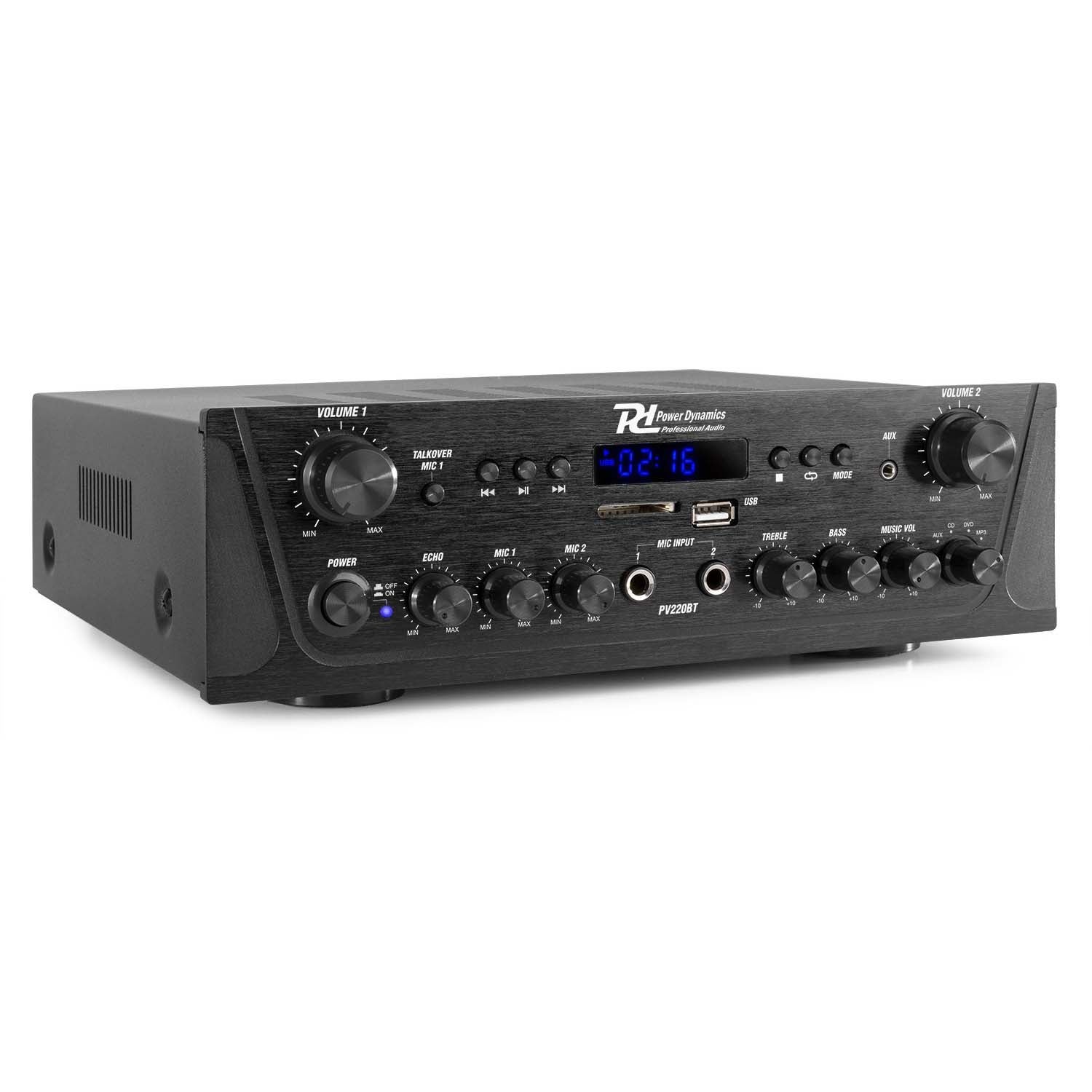 Power Dynamics PV220BT Bluetooth muzieksysteem 2x 50 Watt