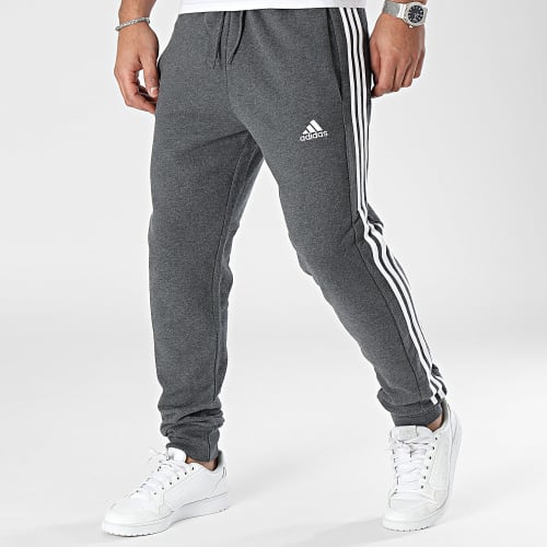 Pantalon Jogging A Bandes 3 Stripes IC9408 Gris Anthracite Chiné