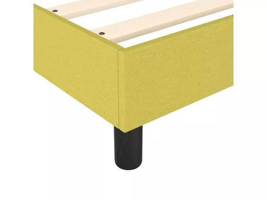 Sommier tapissier Vert 100x200 cm Tissu