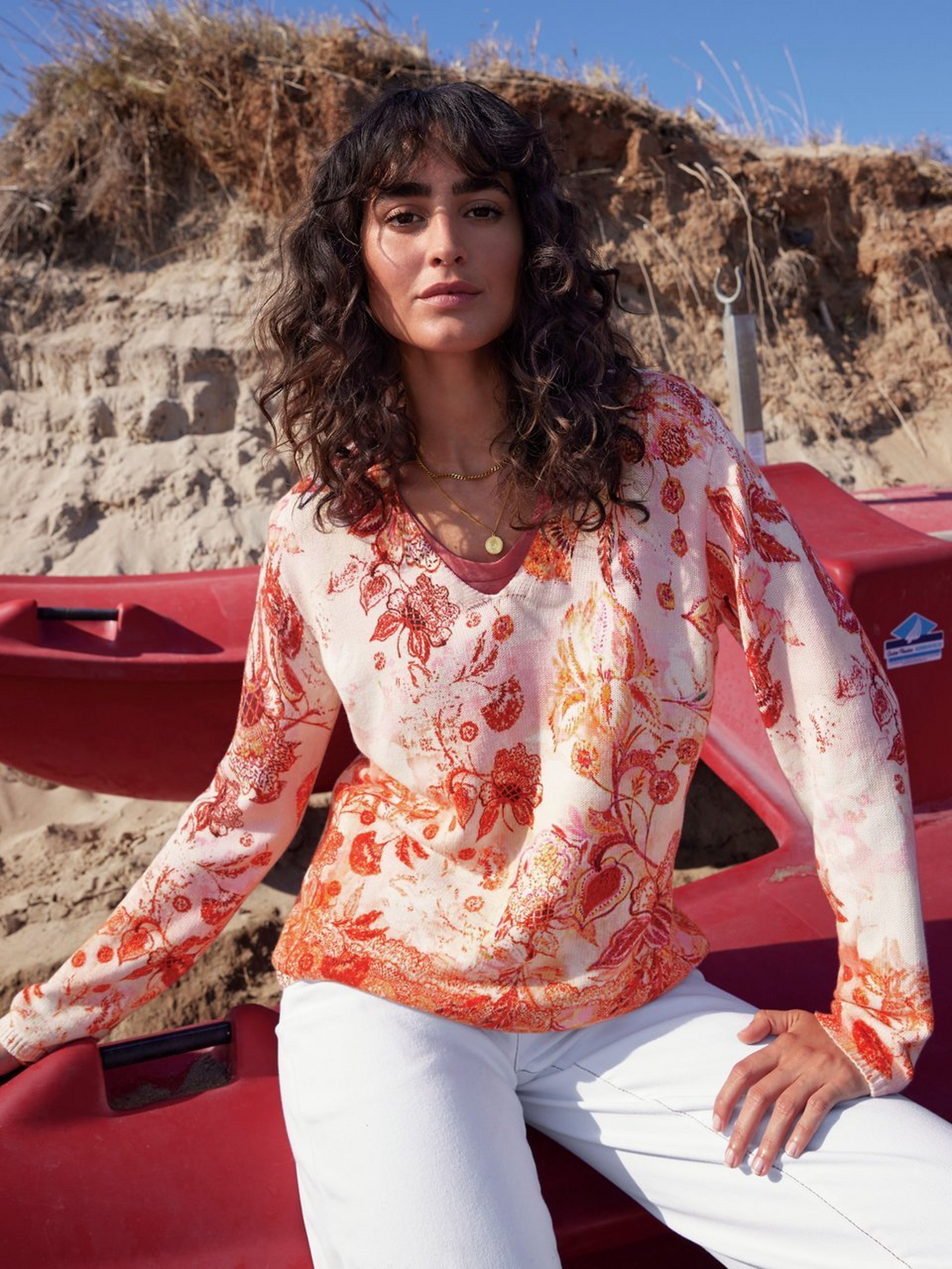 V-Pullover