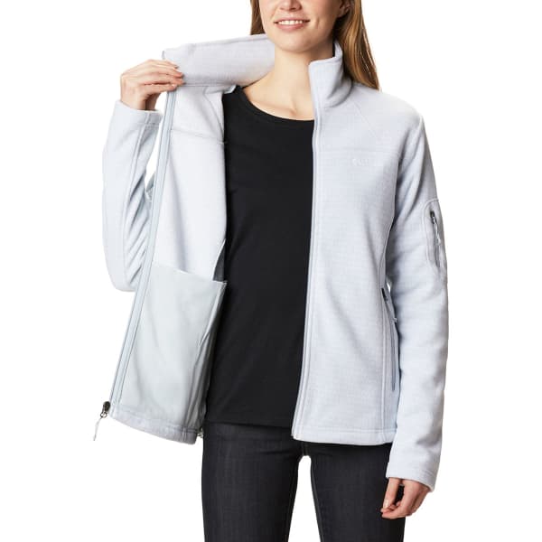 Veste polaire randonnée COLUMBIA FAST TREK PRINTED JKT CIRRUS GREY SPA