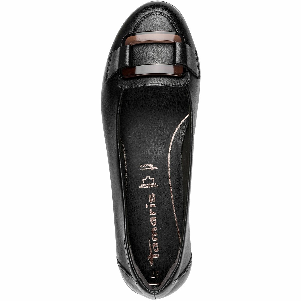 TAMARIS<br>Bailarinas de couro