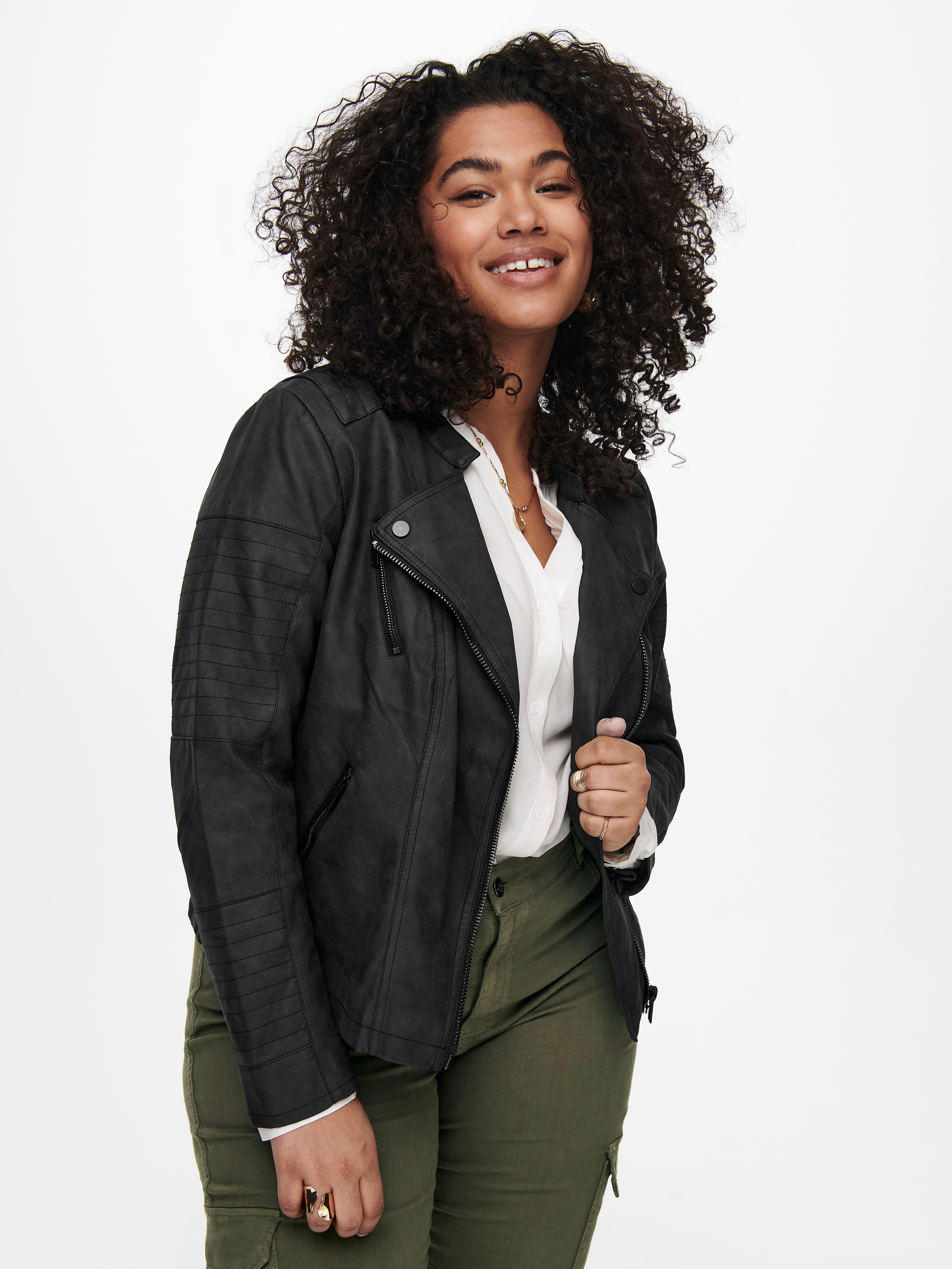 CARAVANA Kunstlederjacke Black
