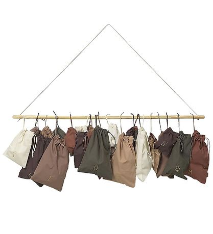 ferm Living Weihnachtskalender - 24 Tüten - 100 cm - Multi
