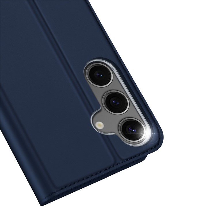 Samsung Galaxy S25 Flip Wallet Cover Leder Tasche - Dunkelblau