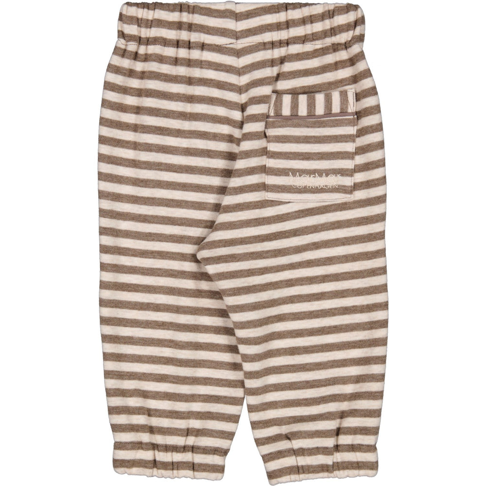Køb MarMar Modal Sweat Brown Stripe Melange Pako B Bukser