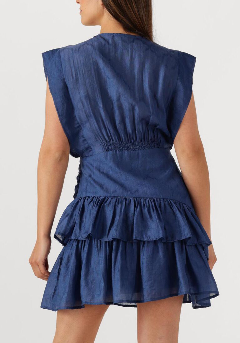 donkerblauwe suncoo mini jurk cyana