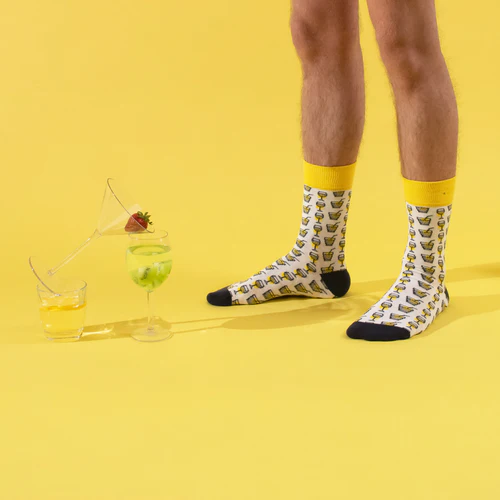 Chaussettes Pablo & Marie blanc